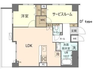 KoHa錦糸町の物件間取画像